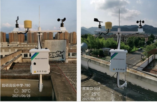 安吉县空气质量监测现场案例